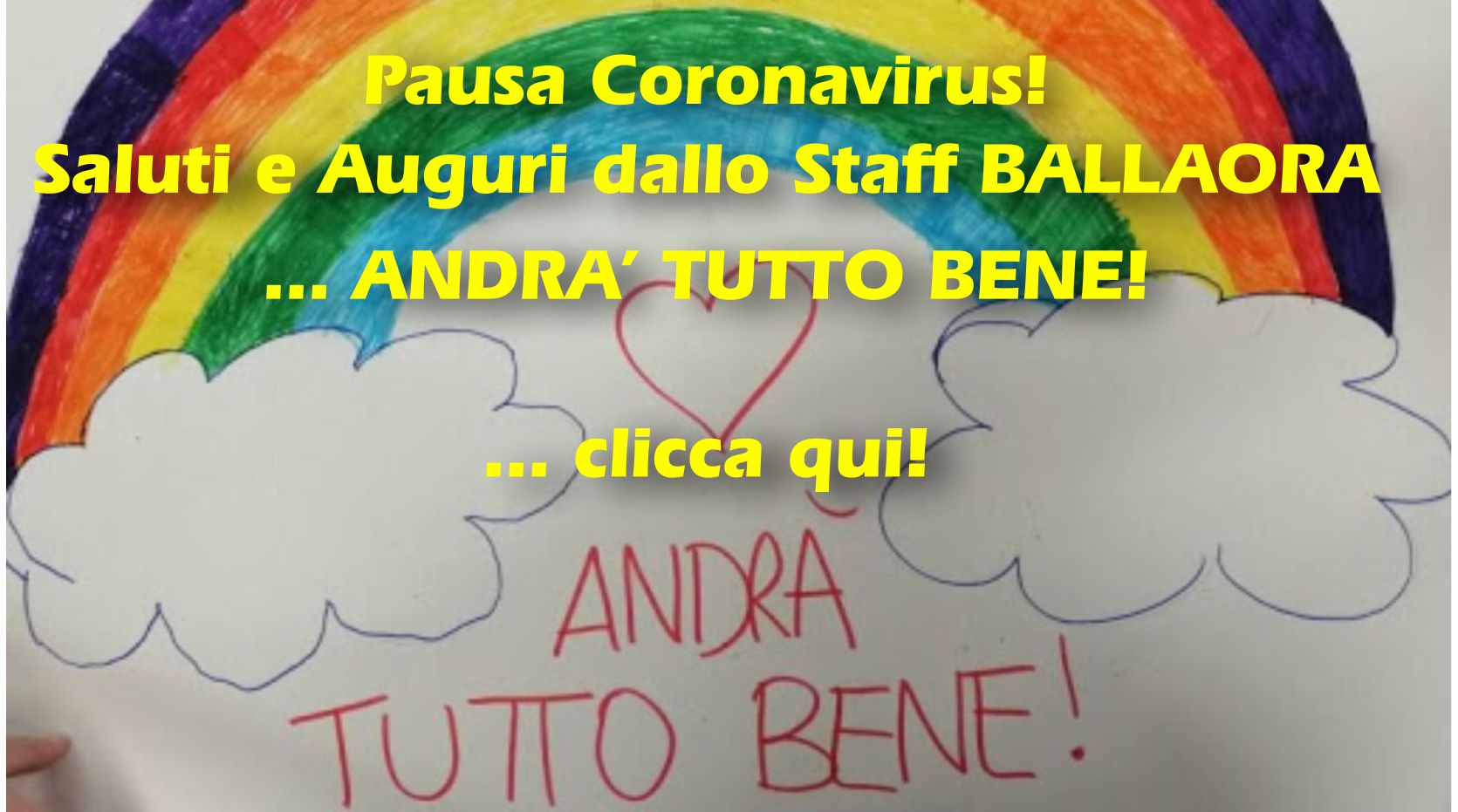 Saluti e Auguri pausa Coronavirus